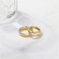 Tigrade Gold Color Tungsten Ring Couple Men Women Classic Wedding Engagement Band 2/4/6/8mm Special Write Engraving Name/Logo