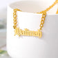 Custom Gothic Old English Nameplate Necklace For Women Stainless Steel Chain Choker Necklaces Men Boho Pretty Jewelry Gift 2025