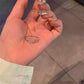 Fashion Adjustable Open Acrylic Crystal Butterfly Ring For Women Kpop Silver Color Zircon Finger Ring Party Jewelry Wholesale