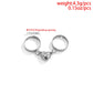 Charm Magnet Heart Couple Open Rings For Lover Creative Heart Attract Paired Adjustable Finger Ring Party Wedding Jewelry B233
