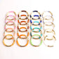 FishSheep Bohemian Colorful Resin Bamboo Stackable Bracelet for Women Trendy Elastic Link Chain Bracelets Bangles Jewelry Gifts
