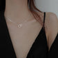 Fashion Women Crystal Zircon Pendant Necklace for Women Girl Crystal Chain Necklace Punk Party Jewelry Butterfly necklace