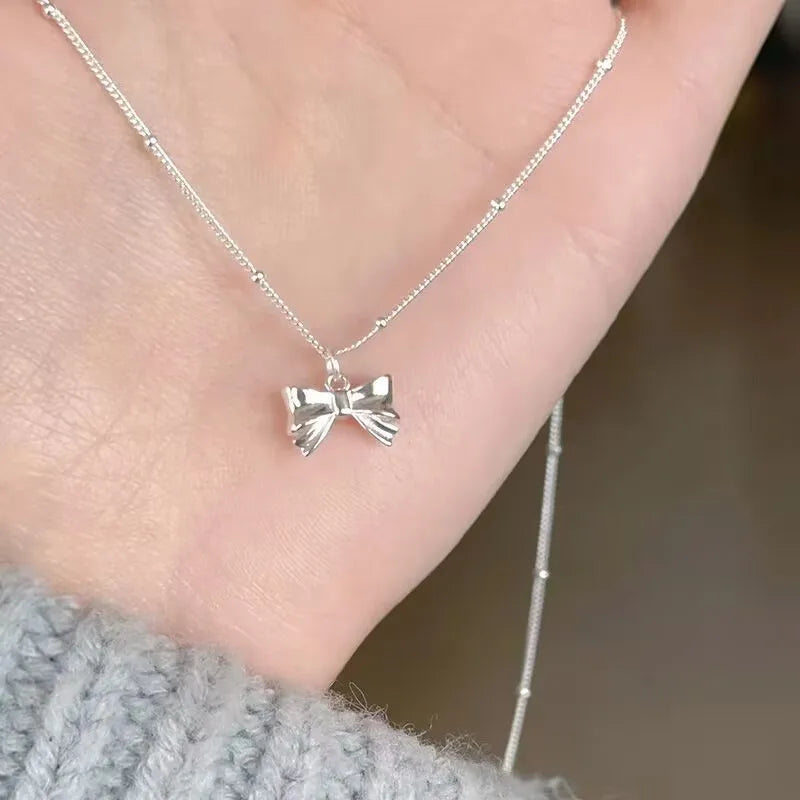 Fashion Women Crystal Zircon Pendant Necklace for Women Girl Crystal Chain Necklace Punk Party Jewelry Butterfly necklace