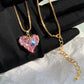 Fashion Women Crystal Zircon Pendant Necklace for Women Girl Crystal Chain Necklace Punk Party Jewelry Butterfly necklace