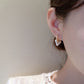 PONYKISS Real 925 Sterling Silver Cloud Pearl Huggies Hoop Earrings For Women Party Classic Fine Jewelry Minimalist Accessories