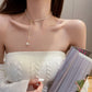 Fashion Women Crystal Zircon Pendant Necklace for Women Girl Crystal Chain Necklace Punk Party Jewelry Butterfly necklace