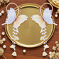 Butterfly Wing Ear Cuffs with Crystal Tassel No Piercing Earrings for Women and Girls Cosplay Jewelry Accessories