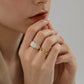 Tigrade Gold Color Tungsten Ring Couple Men Women Classic Wedding Engagement Band 2/4/6/8mm Special Write Engraving Name/Logo