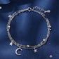 925 Sterling Silver Shiny Zircon Flower Bracelets For Women Charm Temperament Chain Bracelet Party Wedding Jewelry Holiday Gifts