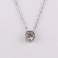 Stainless Steel 12 Birthstones Pendant Necklaces Colorful 12 Month Birthstone Charms  for Women Girls Birthday Jewelry Gift