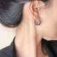 Stainless Steel Smooth Metal Chunky Hoop Earrings For Women Girls Fashion Round Circle Hoops Statement Earrings Punk Jewelry