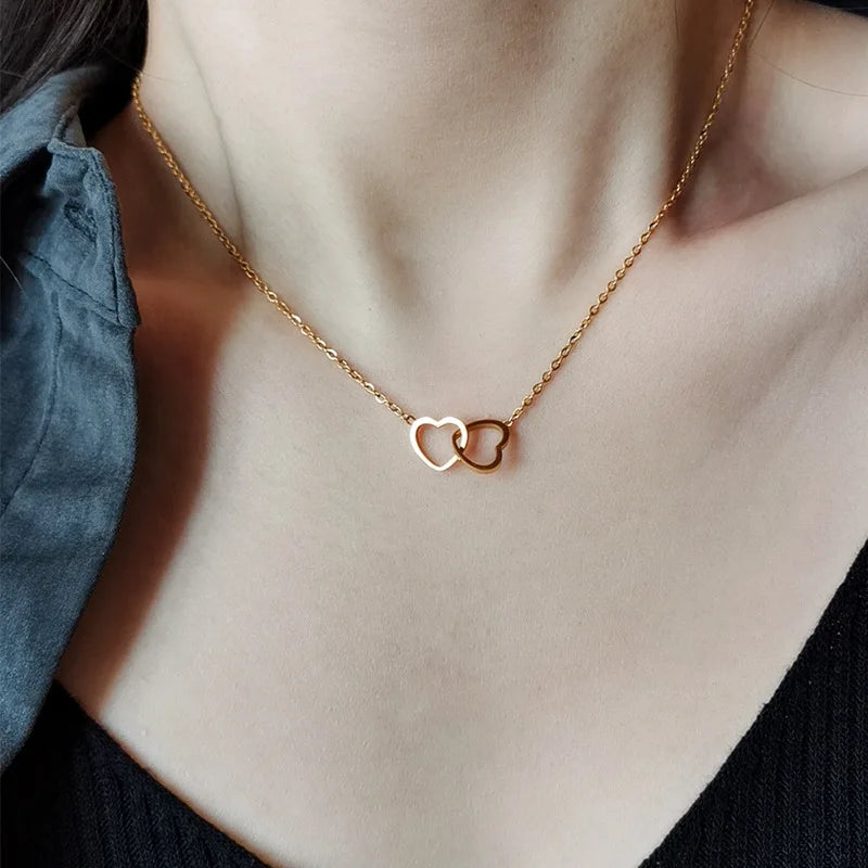 Fashion Women Crystal Zircon Pendant Necklace for Women Girl Crystal Chain Necklace Punk Party Jewelry Butterfly necklace