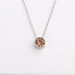 Stainless Steel 12 Birthstones Pendant Necklaces Colorful 12 Month Birthstone Charms  for Women Girls Birthday Jewelry Gift