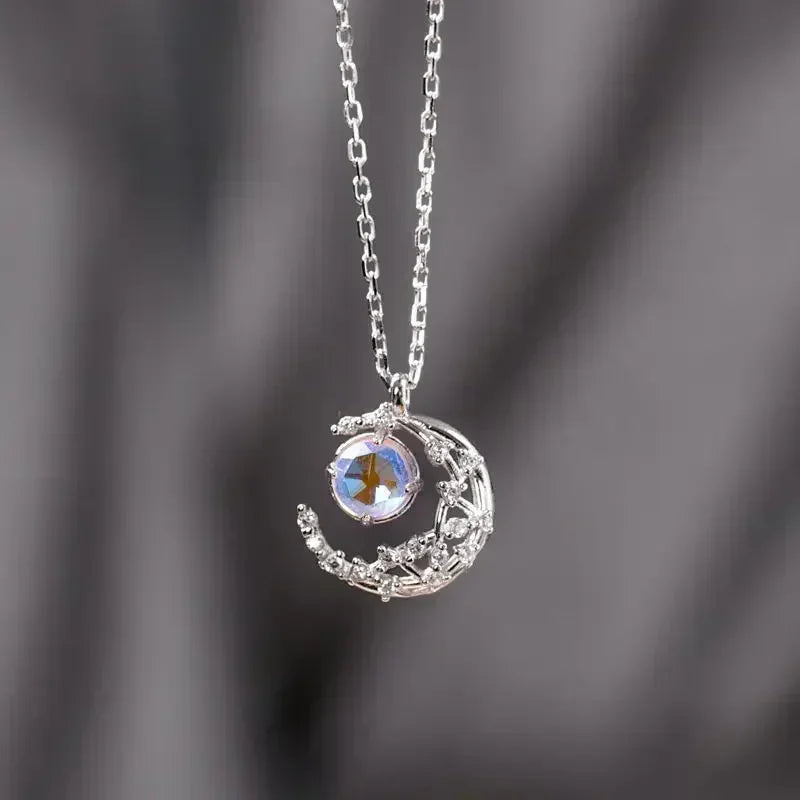 Fashion Women Crystal Zircon Pendant Necklace for Women Girl Crystal Chain Necklace Punk Party Jewelry Butterfly necklace