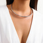 Simple Open Circle Choker Necklace for Women Trendy Gold Color and Silver Color Ladies Collar Accessories 2023 Fashion Jewelry