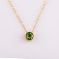Stainless Steel 12 Birthstones Pendant Necklaces Colorful 12 Month Birthstone Charms  for Women Girls Birthday Jewelry Gift