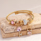 1PC Women's Fashion Pan Family Multi Element Beaded Key Lock Bracelet Bracelet Date Travel Banquet Party Festival Dressing Gift