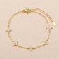 925 Sterling Silver Shiny Zircon Flower Bracelets For Women Charm Temperament Chain Bracelet Party Wedding Jewelry Holiday Gifts