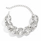 DIEZI Exaggerated CCB Big Chain Chunky Necklace For Women Party Gift Simple Fashion Plastic Statement Choker Necklace Jewelry