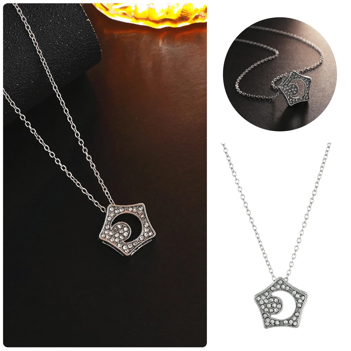 Trendy Necklace Jewelry For Women Pendant Chain Women's Vintage Hollow Out Jewelry Necklace Tennis Choker Chain For Women